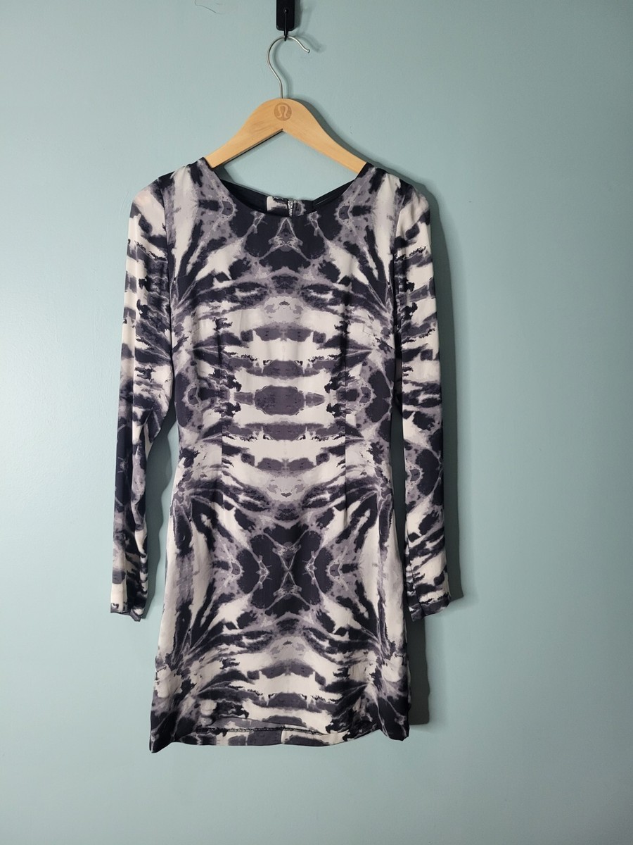mara hoffman silk dress Mara Hoffman Silk Tie Dye Back Slit Dress Size 8