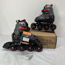 Eliiti Inline Skates sz 31-34 EU 13.5-3 US Brand New Black/white/red