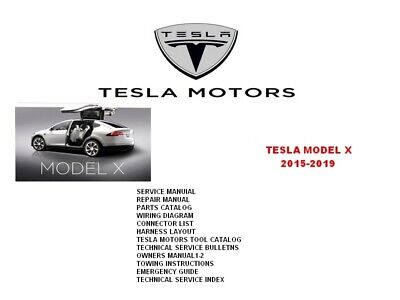 TESLA Model X-2015-2019-ELECTRIC CARS TESLA WORKSHOP MANUAL HYBRID CAR