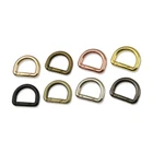 16 19 25mm Bag Clasp Spring D Coil Swivel Trigger Clips Snap Hook Clamp Buckle