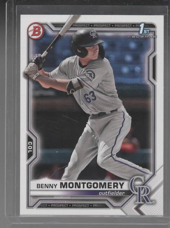 2021 Bowman Draft #BD-84 Benny Montgomery 1ST