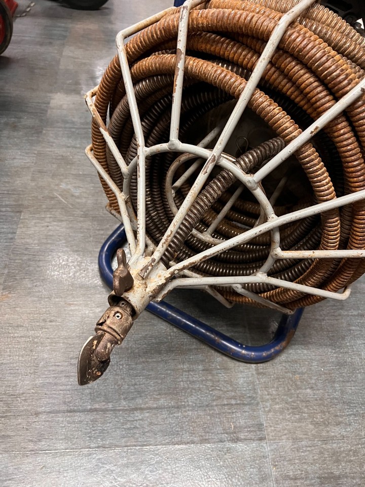 Electric Eel 100' x 3/4 Power Drain Cleaner Clogged Main Drain USED eBay