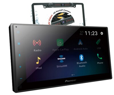 Pioneer DMH-1770NEX 6.8'' Media Receiver w/Auto CarPlay SiriusXM +XV-30LCC Camera