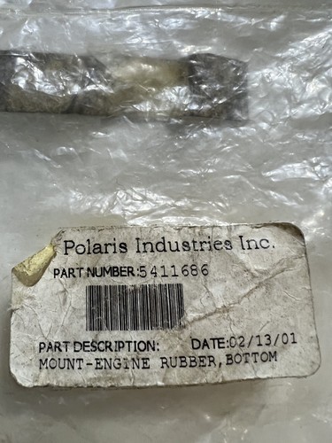POLARIS OEM/NOS SNOWMOBILE - 5411686 - MOUNT-ENGINE RUBBER,TOP - Picture 4 of 5