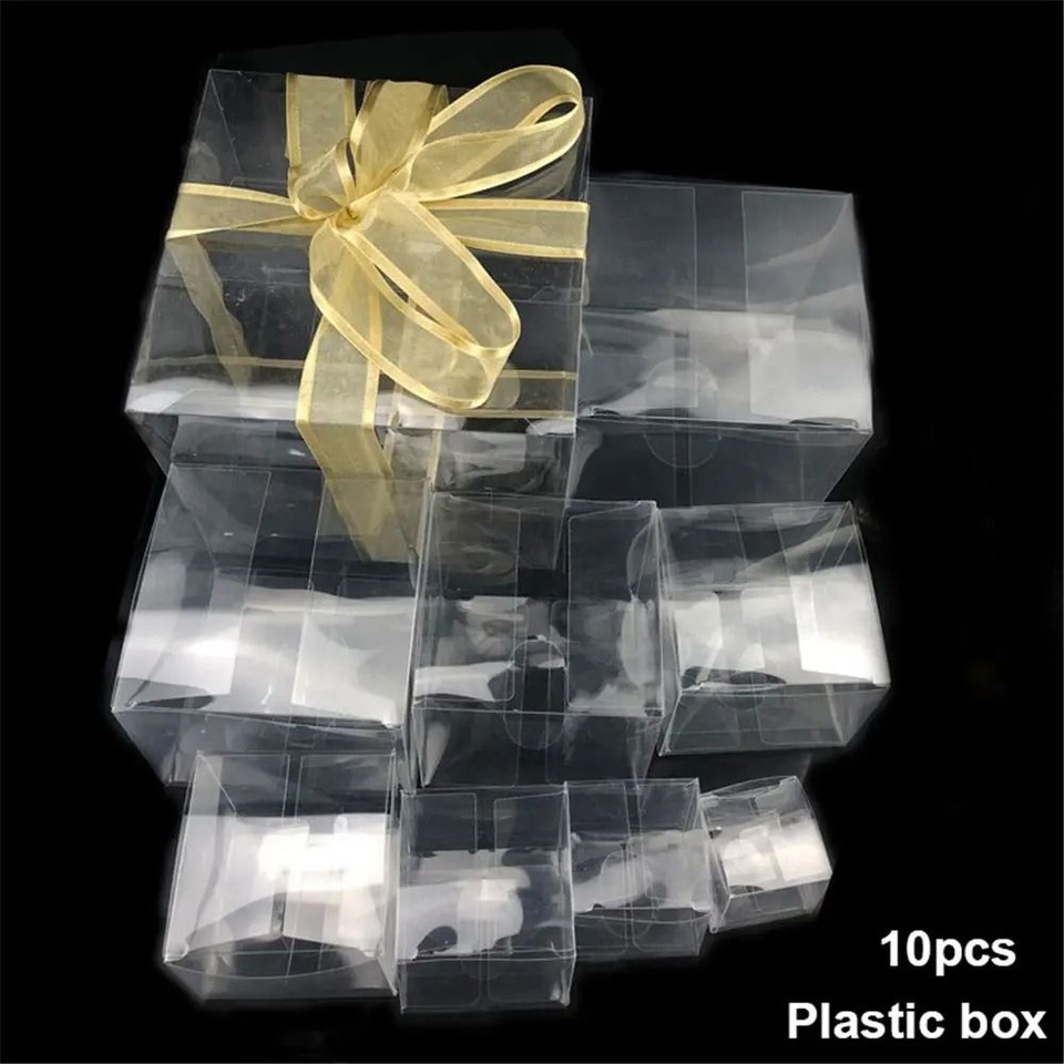 10PCS Clear Candy Gift Box Christmas Wedding Favor Party Decor eBay