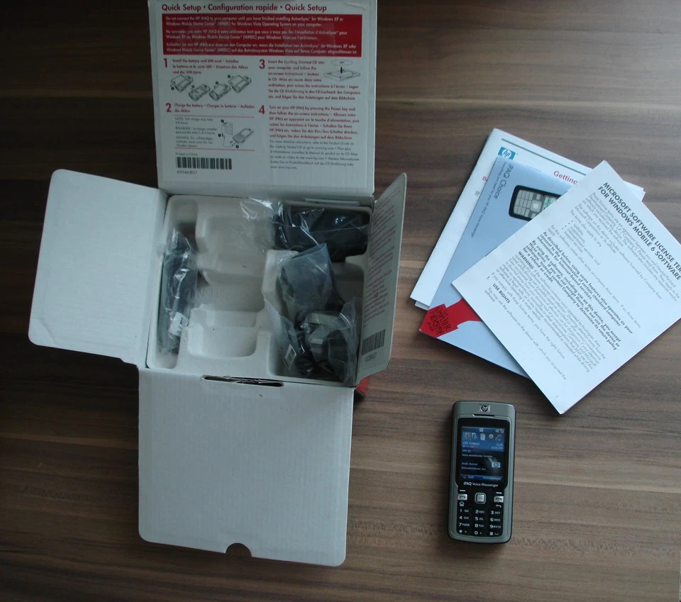 HP iPAQ 514 PDA Smartphone Windows Mobile Grau - Bild 3 von 4