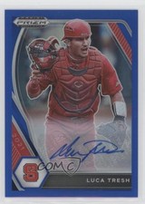 2021 Panini Prizm Draft Picks Blue Prizm Auto 26/99 Luca Tresh #PDP214 Auto nd3
