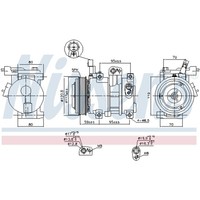 Klimakompressor Nissens 890683