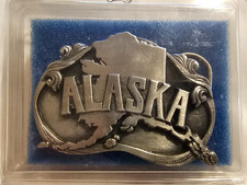 Siskiyou Buckle Co Alaska The Great Land Eagle Belt Buckle New in Package