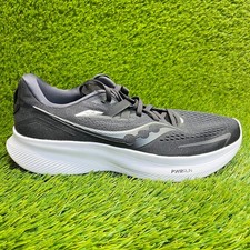 Saucony Ride 15 Womens Size 11 Black White Athletic Running Shoes Sneakers
