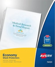 Economy Weight Sheet Protectors Top-Load Economy Semi-Clear 8.5x11in 100/BX