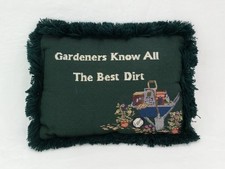 Gardeners Know all The Dirt Tapestry Throw Pi...