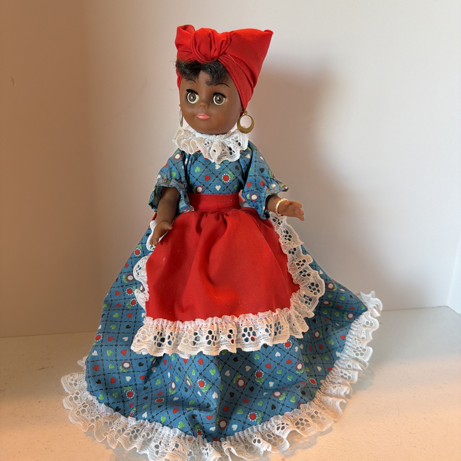Vintage Gambina Doll New Orleans Traditional Dress 2005