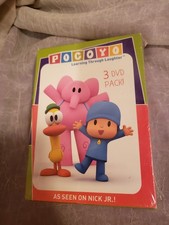 POCOYO LEARNING THROUGH LAUGHTER 3 DVD PACK NEW SEALED