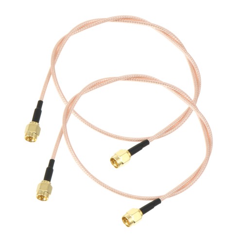 2pcs SMA Crimp Connector SMA Connector Sma Male Sma Male Cable