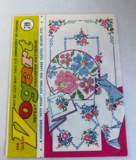 Large Lot Of 9 VINTAGE Embroidery Transfer Patterns Vogart Brand READ