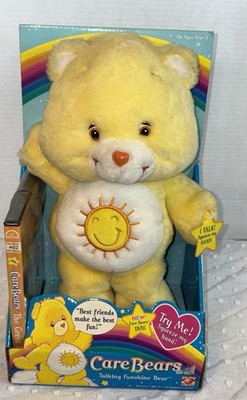 New In Box 2004 Funshine Bear Talking Carebear with DVD Care Bears
