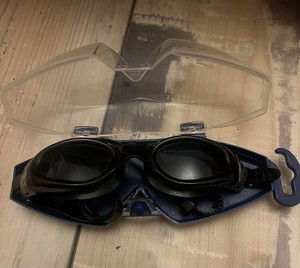 Kaiman Aqua Sphere Active Adult Swim Goggles Black with Tinted Lens