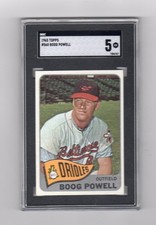 1965 Topps #560: Boog Powell - Baltimore Orioles  Graded EX by SGC