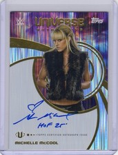 2025 Topps WWE Universe - Michelle McCool On Card Auto #UNA-MCC HOF ‘25