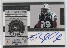 2011 Playoff Contenders Rookie Ticket Bilal Powell (Base) #223 Auto nd3