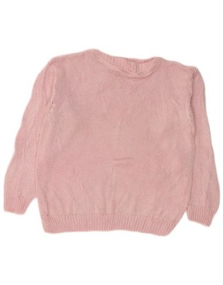 MAMUT MODEN Damen Pullover Pulli mit U-Boot-Ausschnitt EU 44 XL Rosa Baumwolle HZ07