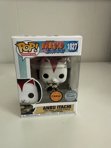 Funko Pop! Naruto: Anbu Itachi #1027 Chase Exclusive Figure with Protector