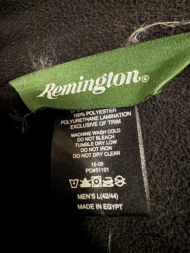 REMINGTON Mens Vintage Realtree Fleece Camo Hunting Jacket SZ Large - 第 10/10 張圖片