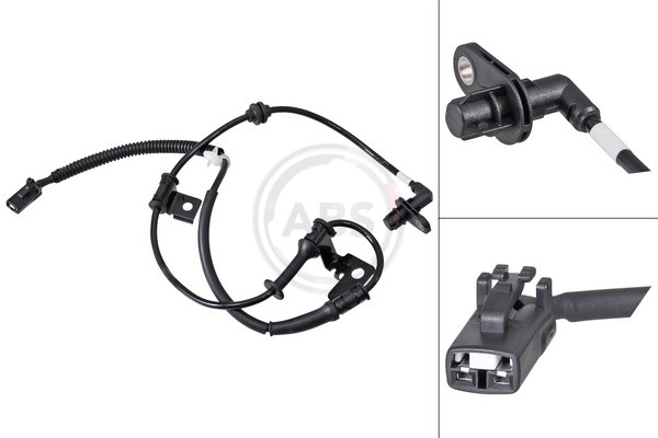 A.B.S.-OE 32155-OE Sensor, wheel speed for KIA