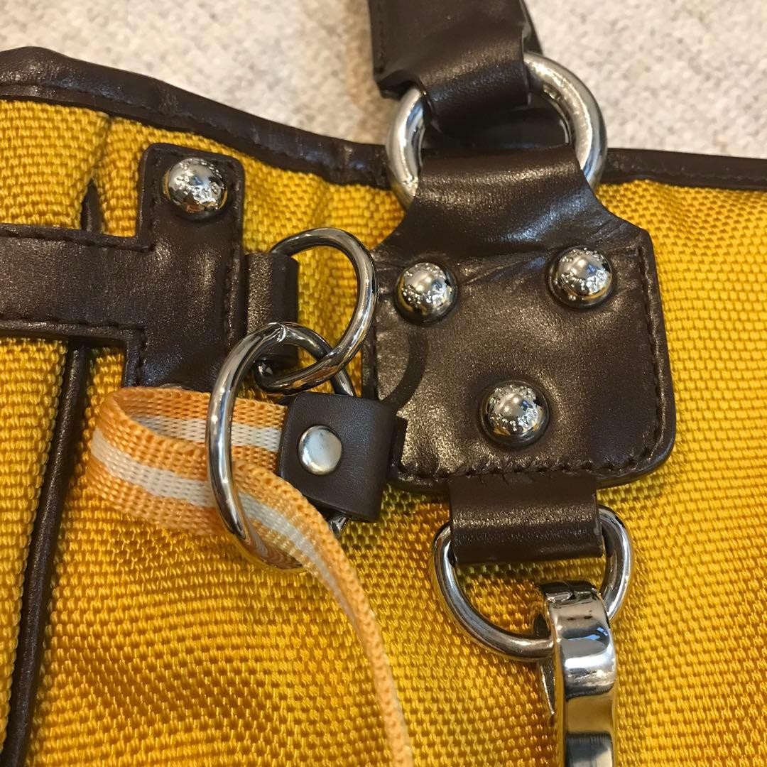 BALLY Nylon Bag Yellow 21a — image 5