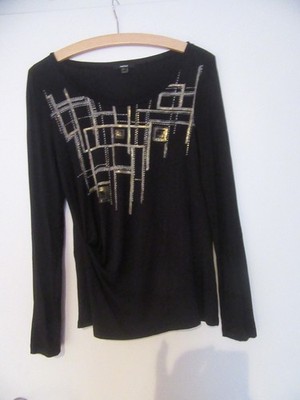 Pullover von MEXX in Gr.S in schwarz mit Aufdruck