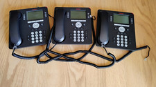 Lot of 3 USED Avaya 9508 Digital Office Phones NO STANDS