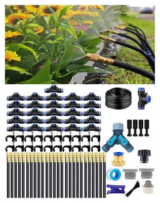 Drip Irrigation System,Automatic Garden Watering System,360° Adjustable Spr