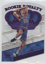 2018-19 Panini Crown Royale Rookie Royalty Purple 17/25 Kevin Knox #16 5i2