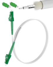 3m(10ft) LC/APC to LC/APC Fiber Optic Internet Cable, Armored Single Mode P