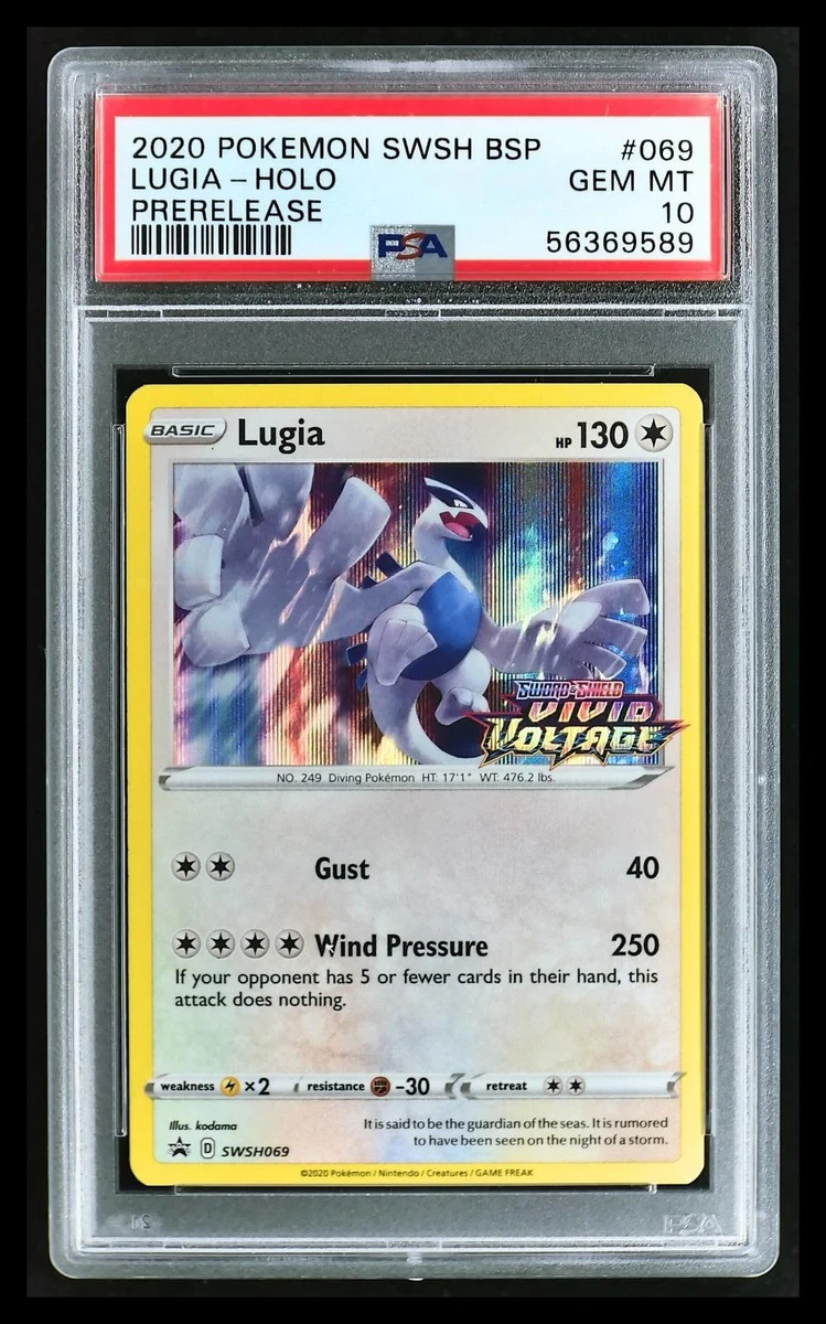Lugia Pokémon TCG Professional Sports Authenticator (PSA) Grade 10