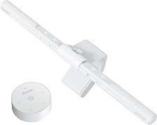Quntis Monitor Light Bar Pro White, Eye-Care No Glare USB Computer Lamp, Steples