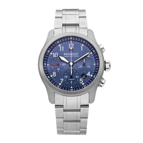 Bremont ALT1-P2 Chronograph Blue Dial 43mm Automatic Men's Watch ALT1 ...