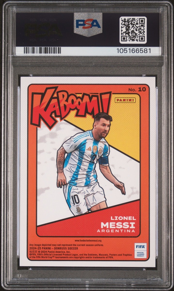 2024-25 Panini Donruss Fifa - Kaboom Lionel Messi #10 for