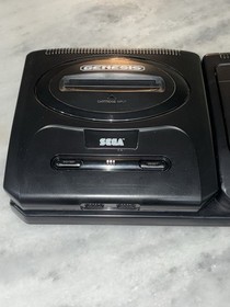 Sega CD Model 2 MK-4102A With Sega Genesis Console With Games And Controller