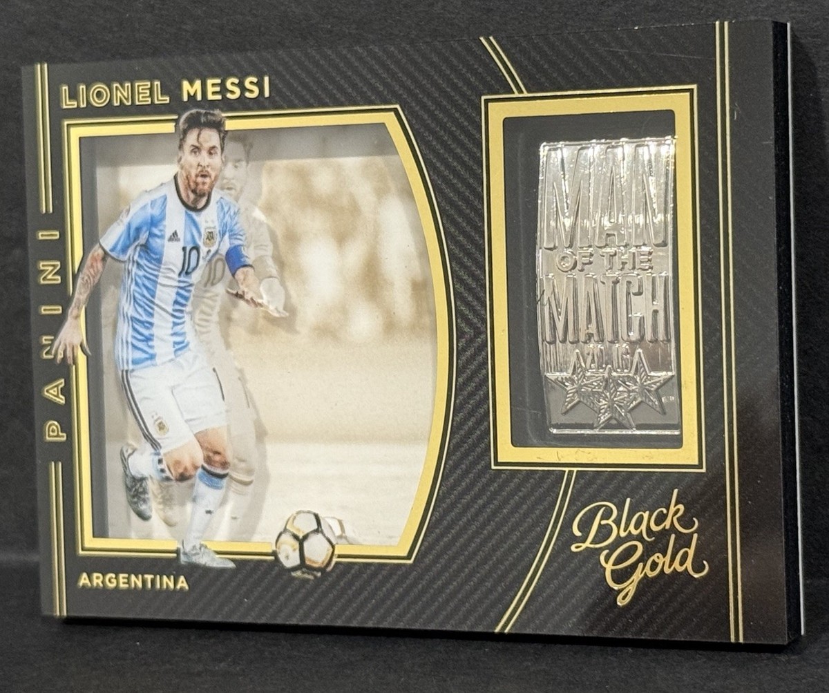 2016-17 Panini Black Gold Soccer Argentina #MM-LM Lionel Messi Man 