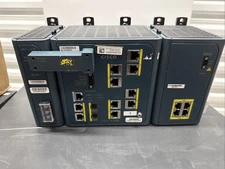Cisco IE-3000-8TC Industrial Ethernet Switch with PWR-IE3000-AC And POE Modules