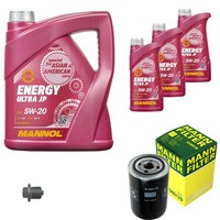 MANN-FILTER Inspektionspakete Mannol 8 L Energy 5W-20 FüR Porsche 911 Cabriolet