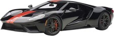 AUTOart 1/18 Scale Ford GT 2017 Black/Orange Stripes Finished Product