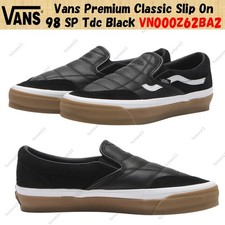 Image of Vans Premium Classic Slip On 98 SP Tdc Black VN000Z62BA2 Men's Size