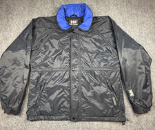 Helly Hansen Tech Navy Blue Waterproof Hooded Jacket Lightweight, Size M