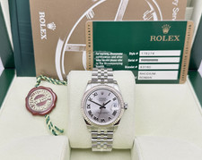 Rolex Datejust Midsize 178274 31mm Rhodium Roman Dial 18K Gold Steel Box Paper