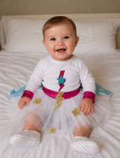 Pottery Barn Kids Pink Amazing Girl Halloween fairy Costume 12-24 Months Infant