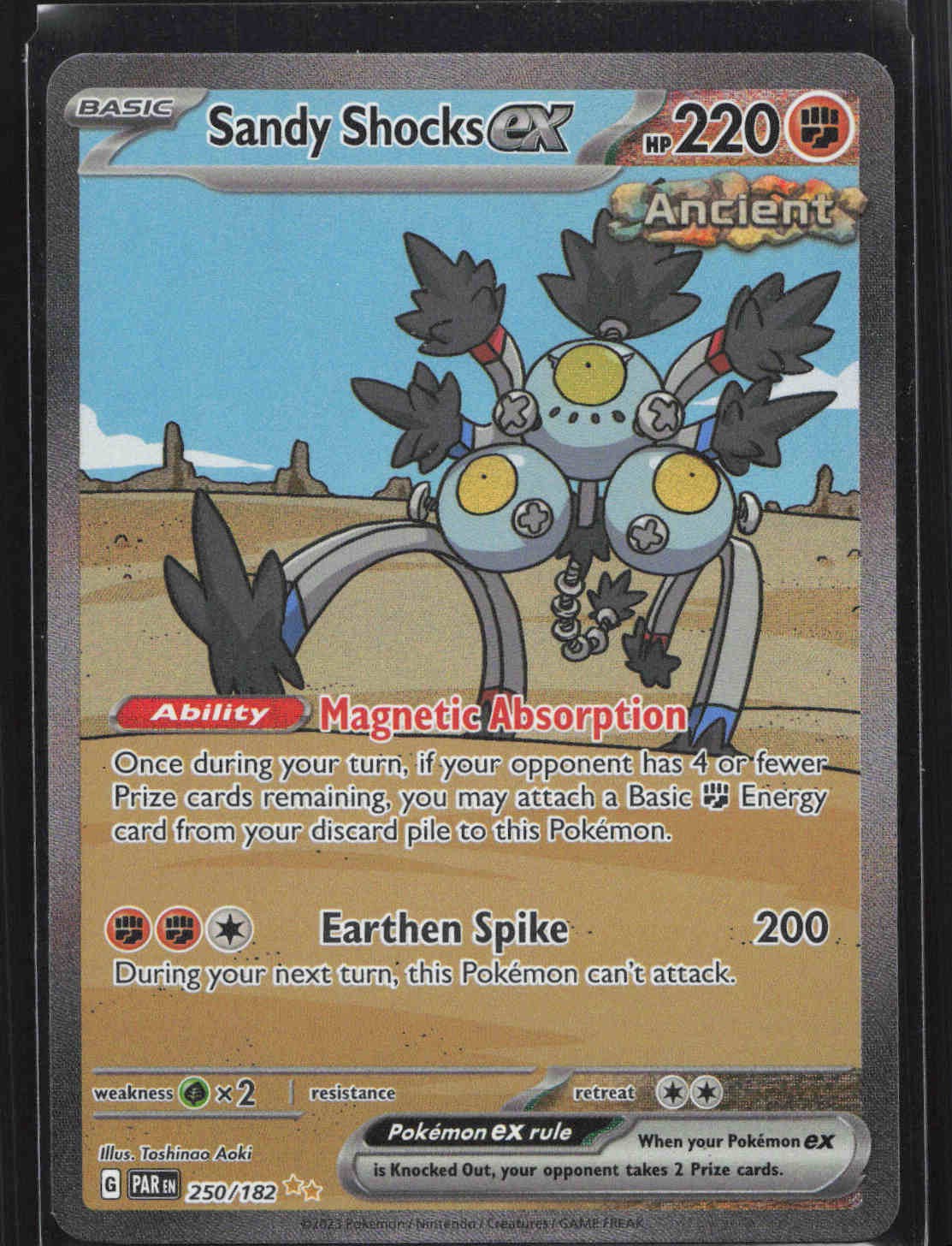 Sandy Shocks ex - Special Illustration Rare SV04: Paradox Rift 250/182 NM