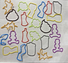 2000s Silly Bandz Silicone Bands Elastic Bracelets Shapes Animals Emojis